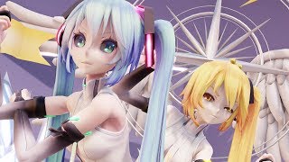 【TDA・MMD】『キドアイラク』【1440p-60fps or WQHD】初音ミク\u0026亞北ネル