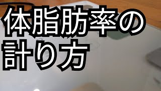 自宅で正確に体脂肪率を測る方法！