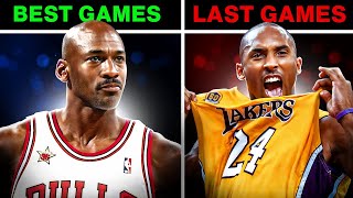 NBA Legends First, Last, and Best Games