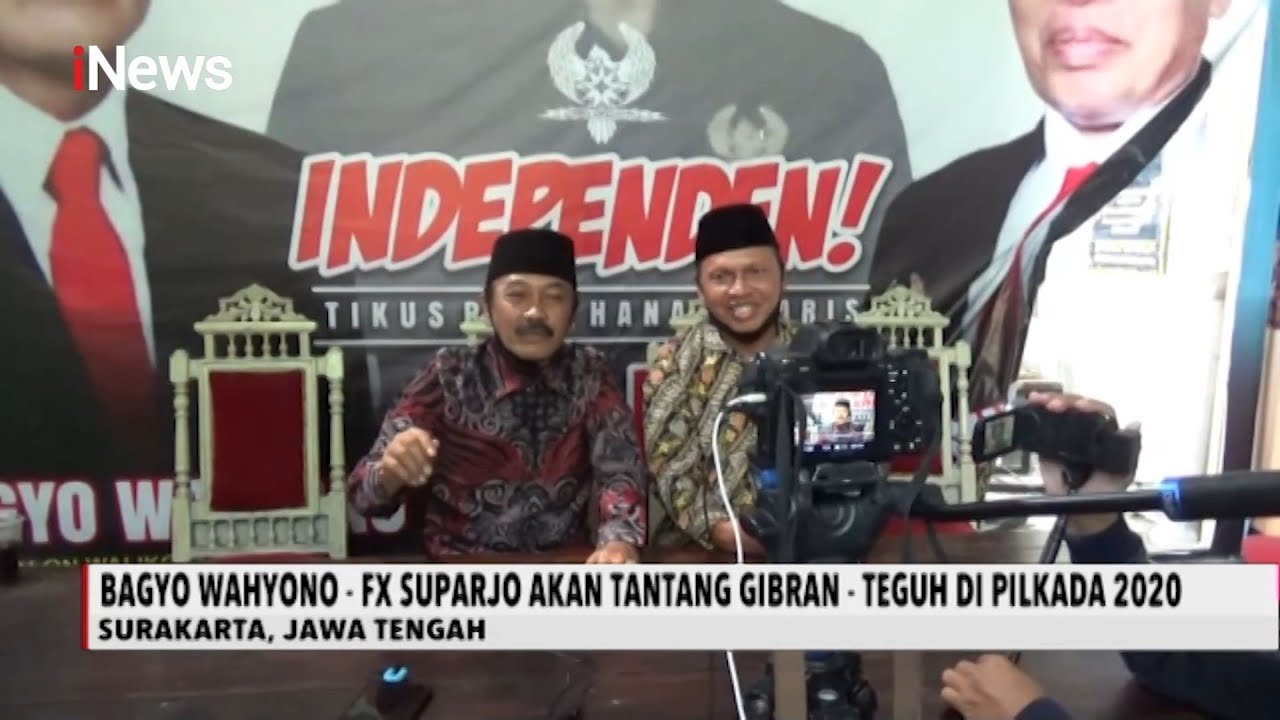 Bagyo Wahyono Jadi Penantang Gibran Di Pilkada 2020 - INews Pagi 22/07 ...