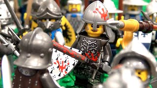 LEGO Battle of Castillon with 500 Minifigs! Hundreds Years' War