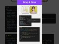 Drag and Drop using JavaScript