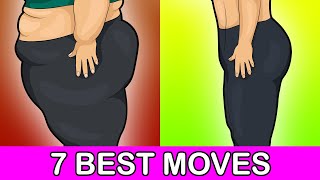 7 Best Moves To Reduce Buttocks Fat With Exercises for Your Buttocks, Hips and Thighs!