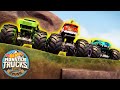 Hot Wheels Monster Trucks Face the Greatest Challenge Ever! 🚗 🔥 - Monster Truck Videos for Kids