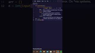 Python Programming - Insertion Sort Program | Beginners Tutorial #codm #education #python #ytshorts