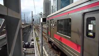 東京行き 205系 折り返し電車到着 京葉線 海浜幕張駅にて Kaihin Makuhari Sta.