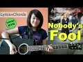 Avril Lavigne - Nobody's Fool (acoustic cover KYN) + Lyrics + Chords