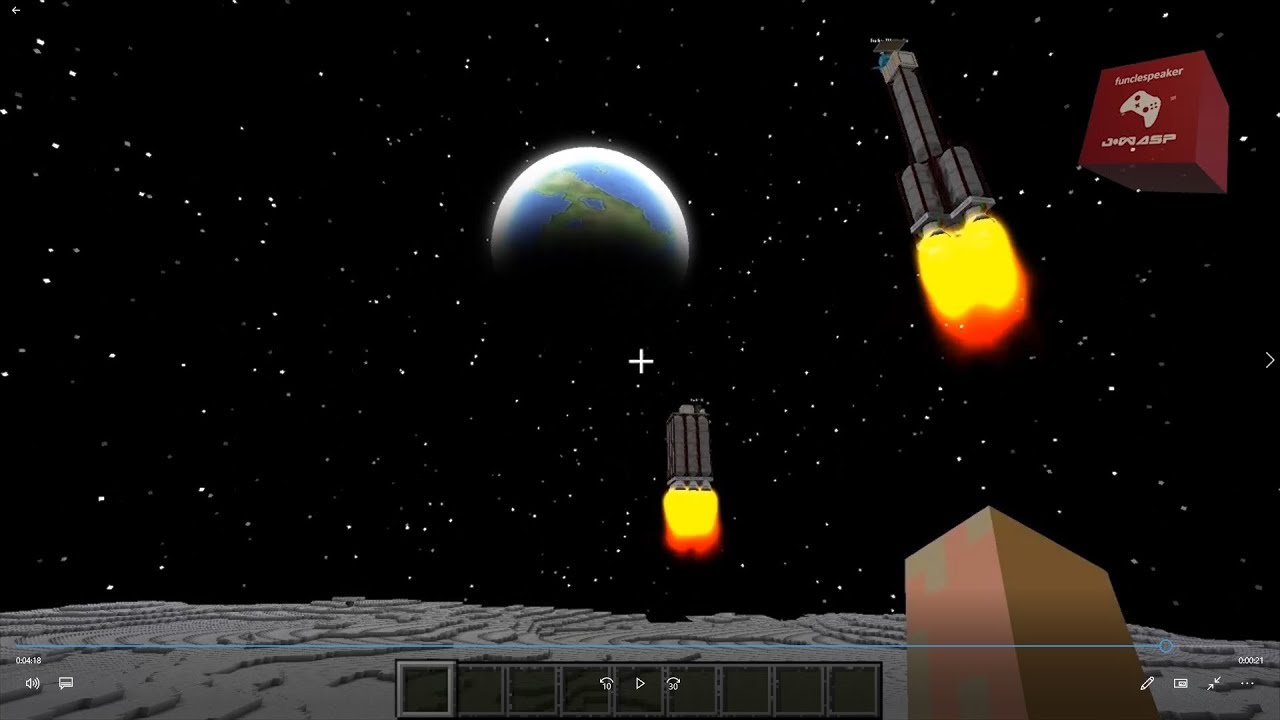 Going To The Moon, This Time For Real - Minecraft - YouTube