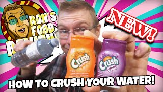 NEW! CRUSH WATER ENHANCERS!! ORANGE \u0026 GRAPE!! TASTE \u0026 REVIEW!!