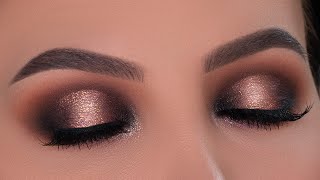 Smokey Halo Eye Makeup Tutorial | ABH x Amrezy Palette