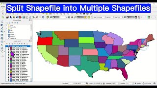 How to Split Shapefile into Multiple Shapefiles in QGIS