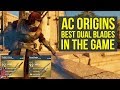 Assassin's Creed Origins Best Weapons BEST DUAL SWORDS IN THE GAME (AC Origins Best Weapons)