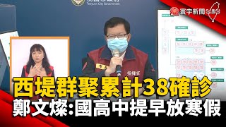 西堤群聚累計38確診 鄭文燦：國高中提早放寒假@globalnewstw #新冠病毒#桃園