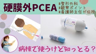 硬膜外鎮痛☆PCEA看護師の観察ポイント＃整形外科＃勉強＃新人看護師