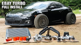 Ebay Turbo Kit Install! Subaru BRZ Rally Build!