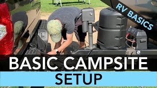 RV Basic Campsite Setup – Step-By-Step Process