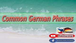 Common German Phrases for Beginners | GerMangyan