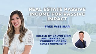 Real Estate Passive Income for Passive Impact: Set up to have a Big 2023! | FREE WEBINAR