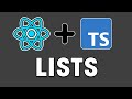 React Typescript 2023 - 11. Lists