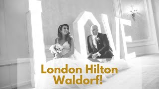 Wedding Trailer Decor Greek Wedding in London Hilton Waldorf