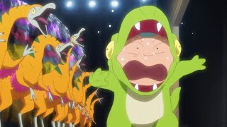 Crayon shin chan our Dinosaur diary | ornithomimus dance scene | ANIMECLIPS