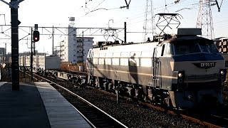 2017/12/04 【クリーンかわさき号】 EF66-27 鶴見駅 \u0026 尻手駅