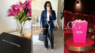 WEEKLY VLOG | I FOUND THE ONE! NET-A-PORTER TRY ON HAUL, BARBIE MOVIE, MY NEXT BAG, RHOA & MORE