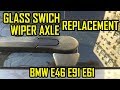 BMW E46 E91 E61 Tailgate Glass Micro Switch Button / Wiper Axle Replacement