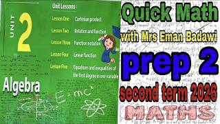 22) Math prep 2 (U 2 -L 3) Function Notation