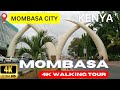 AFRICA [4K]: A DAY IN THE LIFE OF MOMBASA - Exploring the Bustling Streets of Kenya's Coastal City