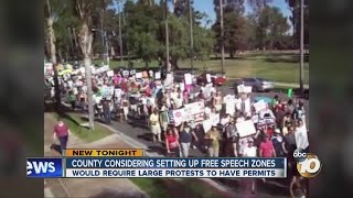 A permit for free speech in San Diego?