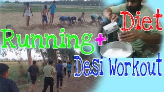 ||Running + Desi Workout +Diet= Natural Body|| ( Desi Jhotta ) Full Body Workout( Jai Baba Shyam Ji)