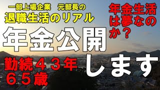 元部長の退職生活のリアル　年金公開します！勤続４３年６５歳　夢の年金生活は成るか？