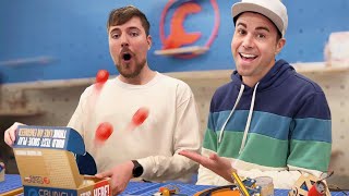 MrBeast Pranked by Mark Rober at CrunchLabs