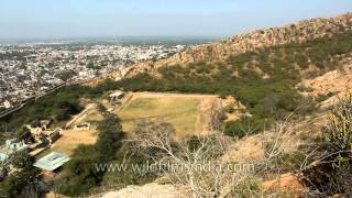 View of Dausa from the ruined fort