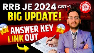 RRB JE 2024 CBT 1 Answer Key Out | RRB JE 2024 Answer Key Kaise Check Kare?