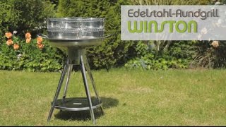 tepro Edelstahl Rundgrill Winston