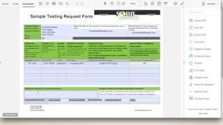 How to use the Sample Submission Form on the SORA Labs website