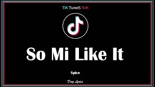 Spice - So Mi Like It (Lyrics) Tik Tok Tunes🎵