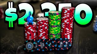 Flopping FOUR SETS in a ROW?! ALL IN at $2/5! | Poker Vlog #296