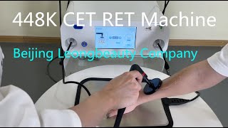 448Kh RET CET Smart Tecar Machine  Deep Beauty Facial Rejuvenation Fat Burning