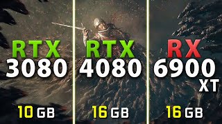 RTX 4080 vs RTX 3080 vs RX 6900 XT // Test in 9 Games | 4K