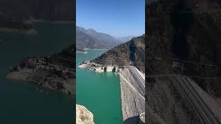 Tehri Dam❣️#travel #uttarakhand #tehri #fyp #shortsfeed #nature #dam #building #mountains #ytshorts