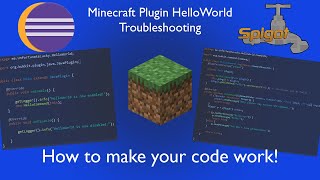 Minecraft How to make HelloWorld plugin work! Troubleshooting