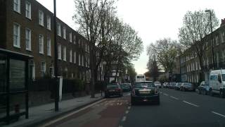 Driving in London - Highbury to Essex Road