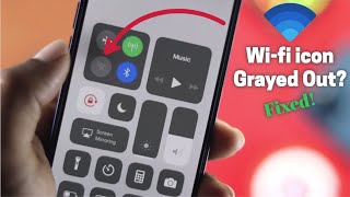 Fix WiFi Icon Grayed Out on iPhone!