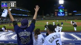 LAD@COL: Rockies rally for three runs to win in 9th