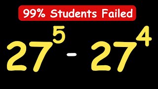 USA Exams || 99% Students Failed || A Nice Olympiads Exponential Problem  | #maths #Math_with_Chris