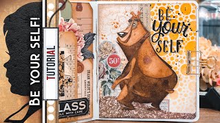 Junk Journal - Como usar los troqueles Colorize de Tim Holtz