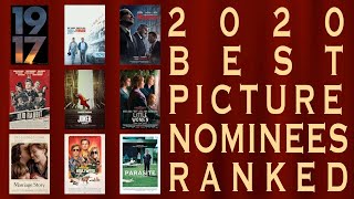 2020 Best Picture Oscar Nominees Ranked